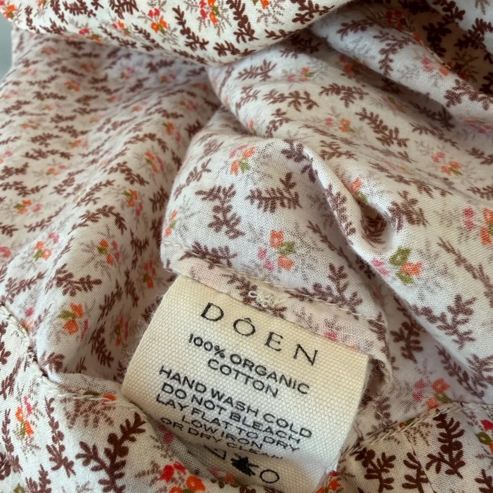 Doen Long Sleeve Dress in Cream Floral - Picture 7 of 8